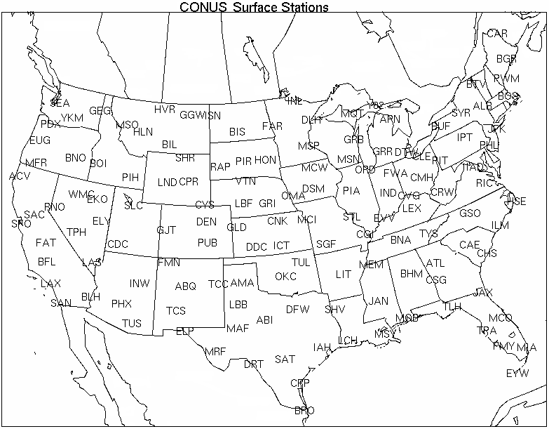 Available Surface Stations