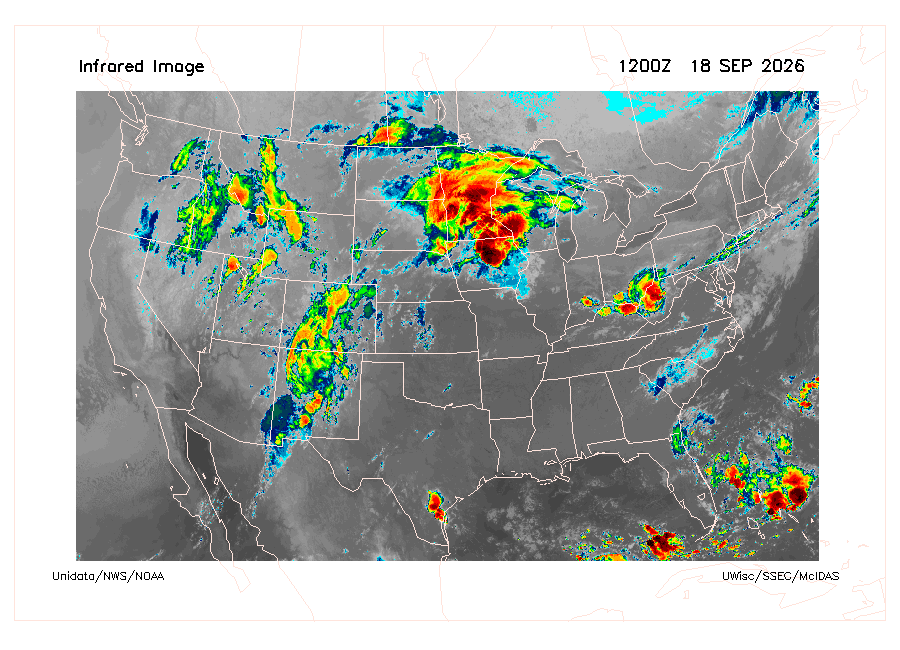 00Z IR Satellite map