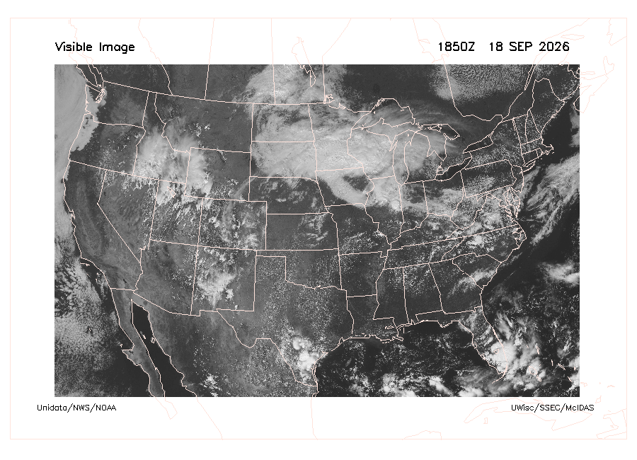 18Z Visible Satellite Grayscale